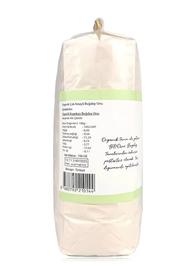 OG natural Organik Çok Amaçlı Buğday Unu 700 Gr 700 G