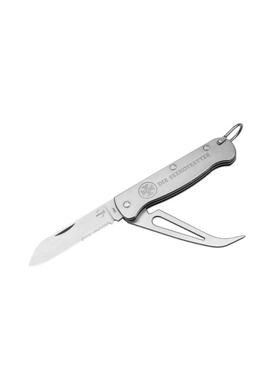 Böker Plus Seenotretter 01 Kamp Çakı Gümüş