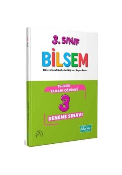 3. Sınıf Bilsem Çözümlü 3 Fasikül Deneme Sınavı