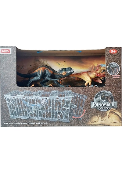 Ctoy Oyuncak Kafesli Dinozor Seti Ctoy-610-80