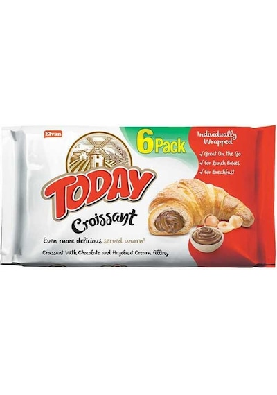 Today Kruvasan Çikolatalı 40 Gr. 6 Adet (1 Kutu)
