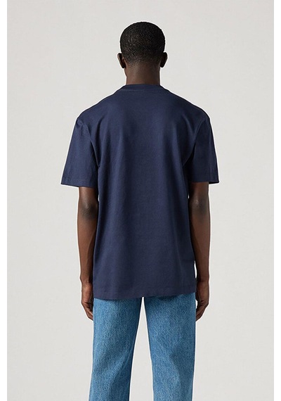 Levi's Bisiklet Yaka Pamuklu Relaxed Erkek Cepli T-shirt - 001tt-0002-4771 Lacivert