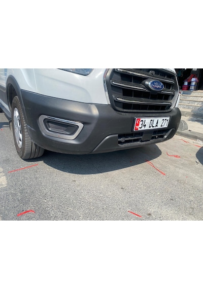 Ford Transit Sis Çerçevesi Kromu 2019 Sonrası P.Çelik 2 Prç