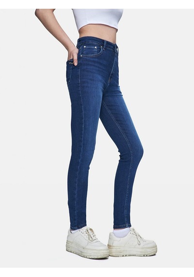 Ltb Marcella X Dar Paça Yüksek Bel Jean Pantolon 010095156015920 55725 Koyu Mavi