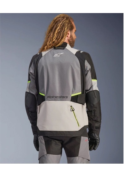 Alpinestars Andes V4 Korumalı Motosiklet Montu Gri Siyah Sarı