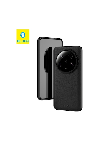 Mr. Gorilla Xiaomi Mi 14 Ultra Uyumlu Pu Sentetik Deri Metal Kamera Korumalı Hava Kanallı Kılıf Şeffaf
