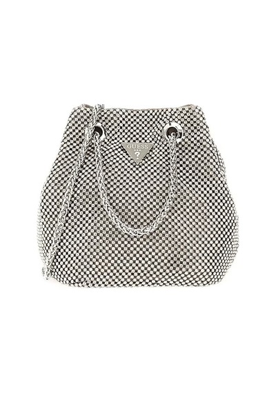 Guess Zalina Pouch Kadın Çanta Hwry9350750 Gümüş
