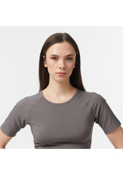 Energetics Olene Iı Ss Kadın Gri Antrenman T-shirt 434492