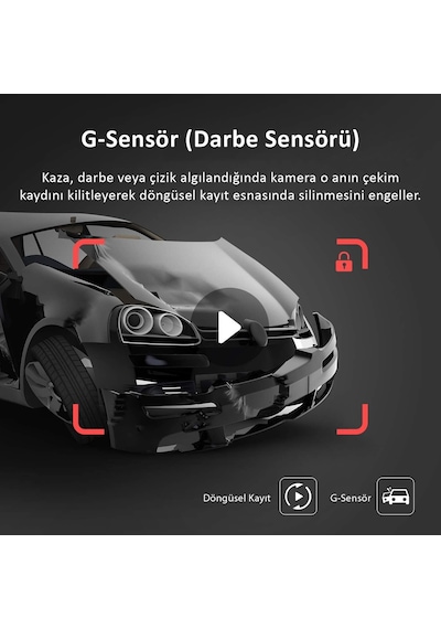 Vrpro 10 Inç Ips Dokunmatik Ekran Full Hd Dikiz Ayna Araç Kamerası