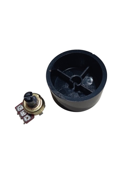 15 Adet Plastik Siyah Ses Kontrol Pot Başlığı 35x18mm 6mm D Tip Mile Uygun