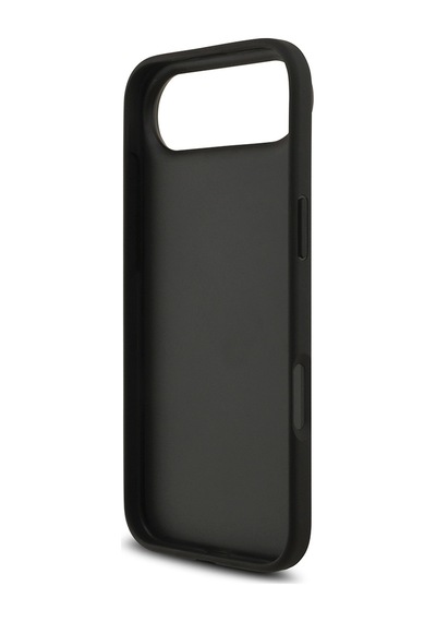 Apple Uyumlu iPhone 17 Air Kılıf Guess Lisanslı Taşlı Arka Yüzey Üçgen Logolu Kapak Siyah