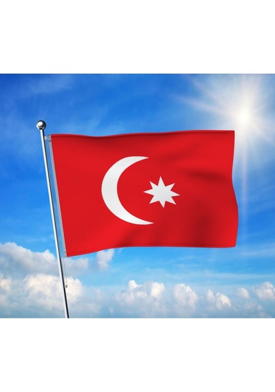 Son Imparatorluk Bayrağı Premium Raşel Kumaş 70x105 Cm Diğer