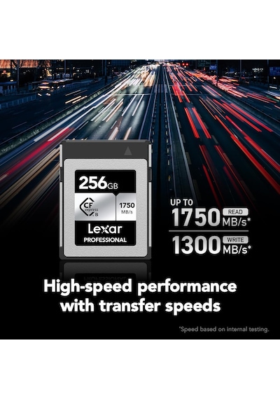 Lexar Profesyonel Cfexpress Tip B Kart Gümüş Serisi 1000mb/s 256g