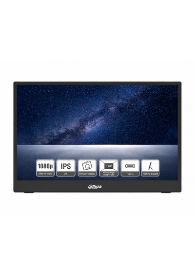 Dahua Pm16-f201pd 15.6" 1920x1080 60hz Usb Type-c Hdmı Fhd Ips Portable Taşınabilir Monitör