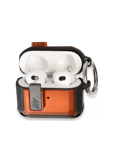 Mark Newface Apple Airpods Uyumlu 3 3.nesil Truva Kılıf - Turuncu Najmaddin
