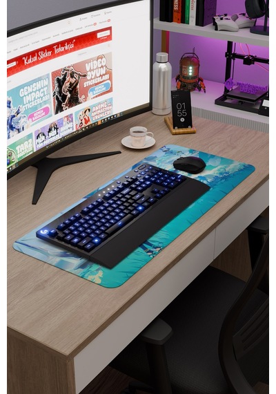 Mualani Genshin Impact Anime Gacha V2 - 70x30 Xl Gaming Mouse Pad Fare Altlığı