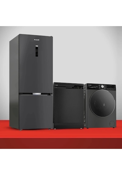 Arçelik 270475 EA - A 710 SI - 10140 MP OG Modern Siyah Çeyiz Paketi