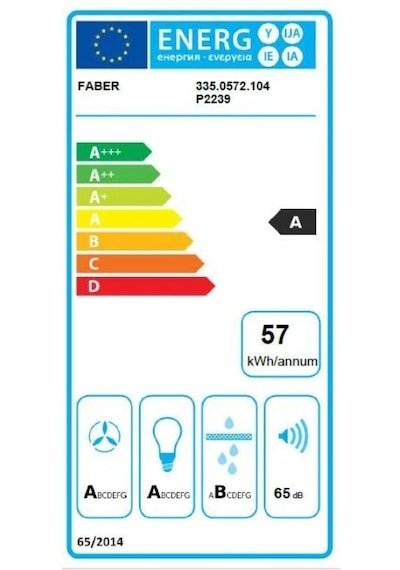 Franke Faber Cylindra Isola Gloss Plus EV8+ BK A37 Ada Tipi Silindir Davlumbaz
