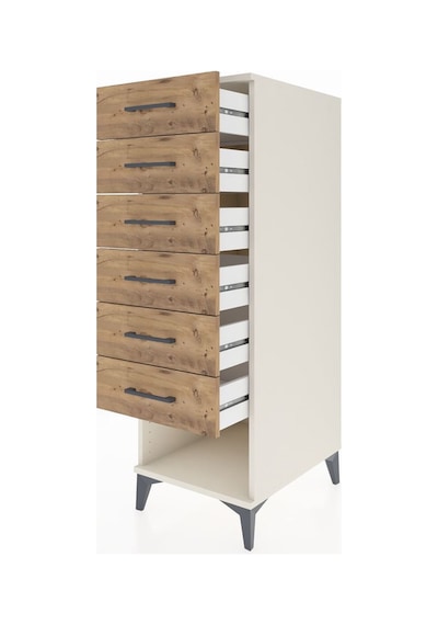 Kronos Dolap 6 Çekmeceli 44x59x134 Aytaşı-çam Aytaşı