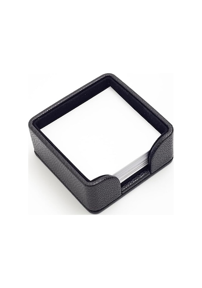 Turgut Office Felix Deri Notluk Siyah 10x10cm Genel