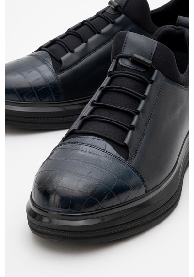 Dericlub Erkek Comfort Casual Ayakkabı Gerçek Deri Cr 2045 Lacivert