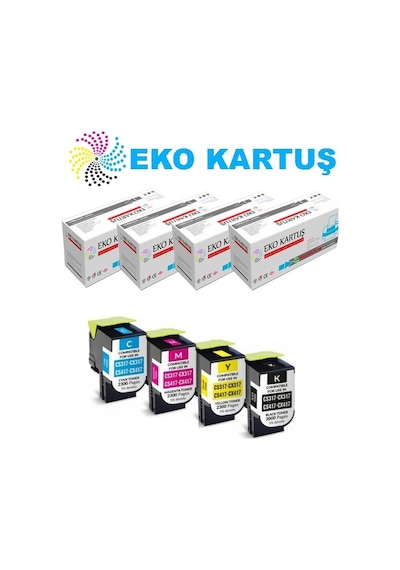 Lexmark Cs317-71b50m0 Kırmızı Uyumlu, Toner