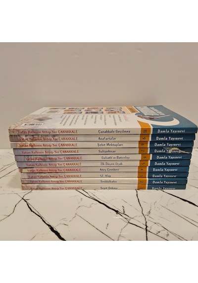Vatan Kalbinin Attığı Yer Çanakkale -10 Kitap Takım