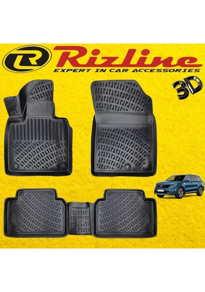 Kia Sorento 3D Paspas Havuzlu Siyah 2021 Sonrası Rizline N11.34044