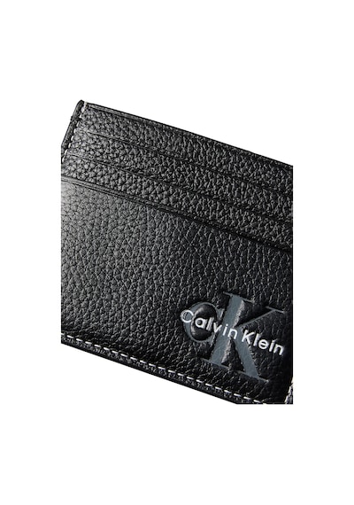 Calvin Klein Bold Pebble Cardhold, Ub1 Siyah Erkek Kartlık