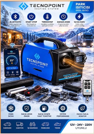 Acycool - Tecnopoınt Tc18-08 Çanta Tipi Isıtıcı