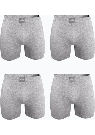 Malabadi Erkek Gri 4 Lü Premium Collection Modal Uzun Boxer 4m250 Gri