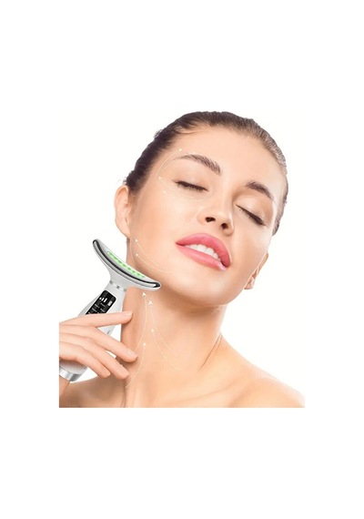 Boyun Ve Yüz Masaj Sıkılaştırıcı Cihaz 7 Mod Cilt Lifting & Nem Dengeleyici