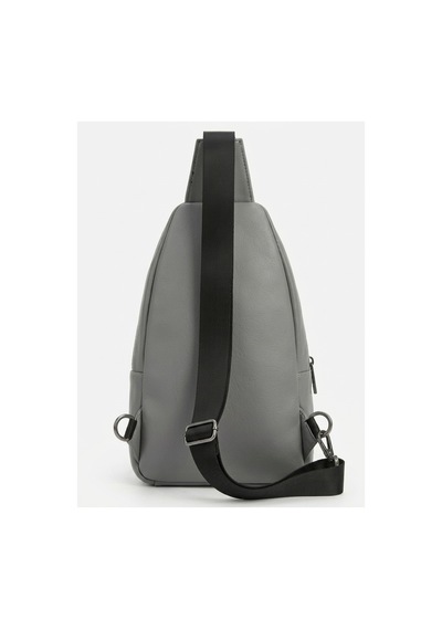 Levano Leather %100 Hakiki Dana Derisi Renkli Göğüs Çantası Çok Bölmeli Çapraz Body Bag & Omuz Çantası 32x20 Cm Gri
