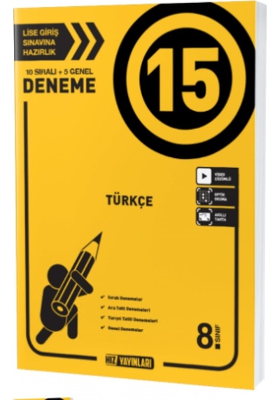 8. Sınıf Türkçe 15 Li Deneme (548251593)