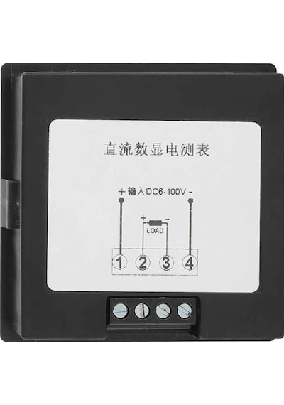 Dc 6-100v 20a Dijital Voltmetre Ampermetre Wattmetre Voltaj Akım Güç Empedans Enerji Tüketim Ölçme