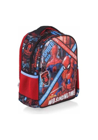Lisanslı Karakter Figürlü Anaokulu Çantası , Çift Gözlü Kalemlik Lisanslı Suluk Matara Spiderman