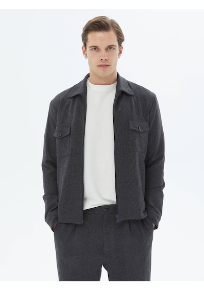 Kip Antrasit Mikro Modern Fit Takım Elbise Çok Renkli