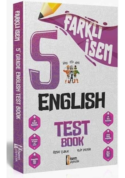 5. Sınıf Farklı İsem İngilizce Soru Bankası