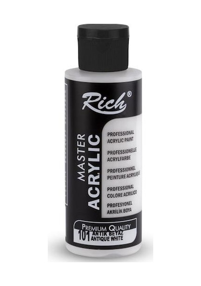 Rich Akrilik Boya 120Cc Antik Beyaz 101