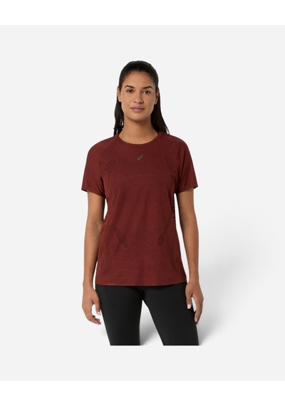 Asics Metarun Ss Top Kadın Bordo Kısa Kollu Tshirt 2012d418-200