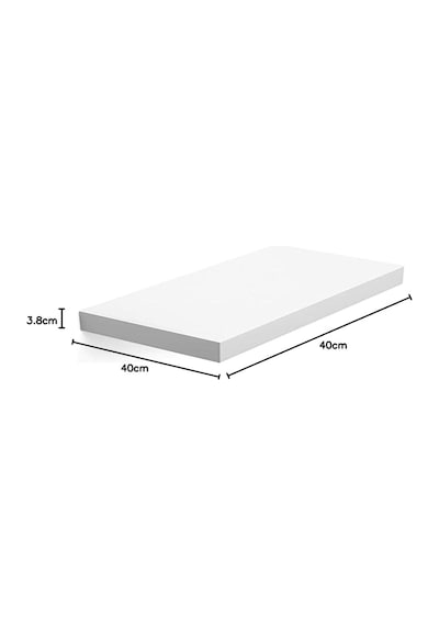 Duvar Rafı, Kitaplar, Resimler, Dekorasyon, Asılı Raf, 40 X 20 X 3,8 Cm, Ofis Rafı, Mdf, Oturma Odası, Mutfak, Kori Diğer
