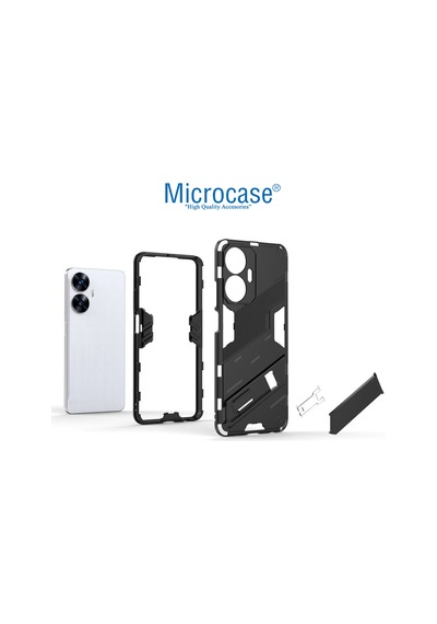 Realme C55 Matrix Serisi Armor Standlı Kılıf - Al3416 Realme C55 Matrix Serisi Armor Standlı Kılıf - Al3416
