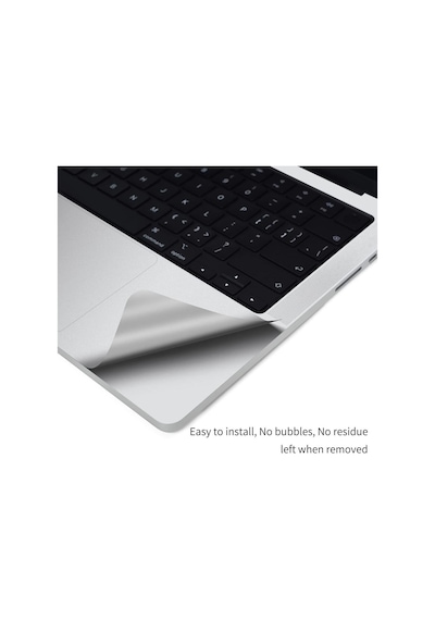 Codegen 14" Apple Uyumlu MacBook Air M1 A2442 Silver Trackpad Koruyucu Sticker Etiket