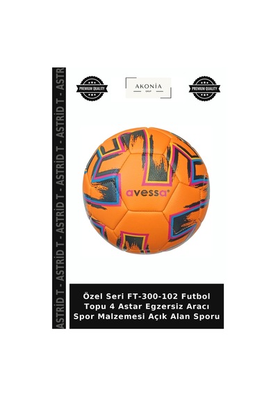 Özel Seri Ft-300-102 Futbol Topu 4 Astar Egzersiz Aracı Spor Malzemesi Açık Alan Sporu Çok Renkli