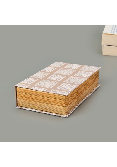 Deco La Vie Boheme Dekoratif Kutu - Bej - 19,5x12x5 Cm Çok Renkli