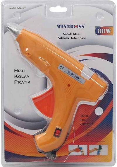 Wınnboss Wn-1179 80 Watt Anahtarlı Sıcak Mum Silikon Tabancası