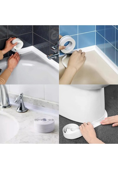 6297 Su Sızdırmaz Lavabo Küvet Tezgah Kenar İzolasyon Bandı