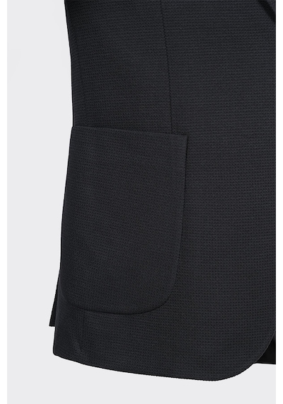 Koyu Lacivert Casual Slim Fit Bi-stretch Ceket Laci