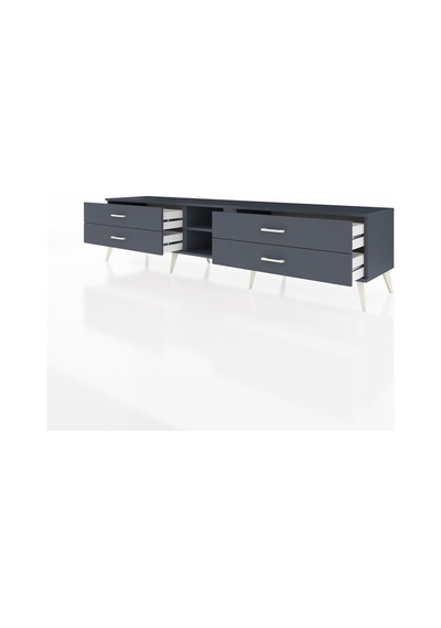 Hyperion Tv Ünitesi Tek Raflı 4 Çekmeceli 220x44x51 Antrasit-antrasit Antrasıt/antrasıt - Antrasıt Hyperion Tv Ünitesi Tek Raflı 4 Çekmeceli 220x44x51 Antrasit-antrasit Antrasıt/antrasıt - Antrasıt