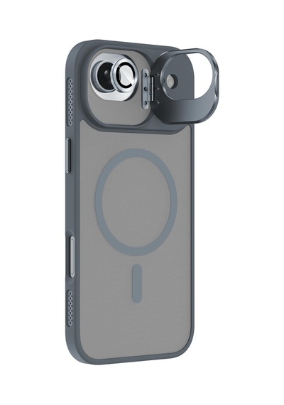Teleplus Apple Uyumlu iPhone 17 Air Kılıf Kamera Lens Alp Buzlu Manyetik Kapak